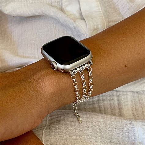 chanel style apple watch strap|women apple watch bands stylish.